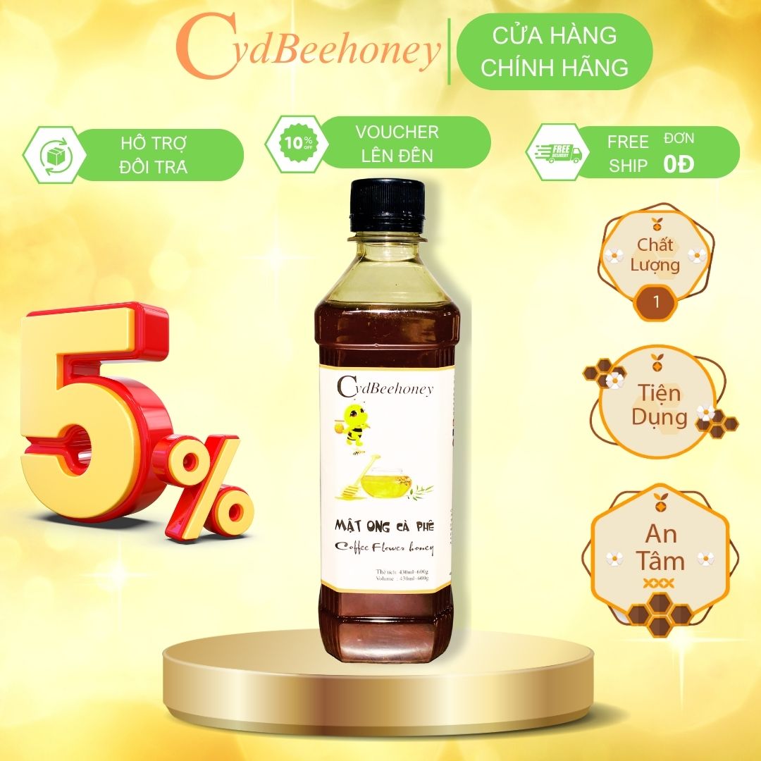 Mật Ong Hoa Cafe 430ml (460g) - Coffee Flower Honey