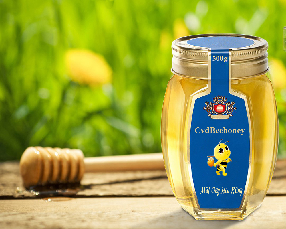 Mật Ong Hoa Rừng Cao Cấp 500g - Premium Forest Flower Honey